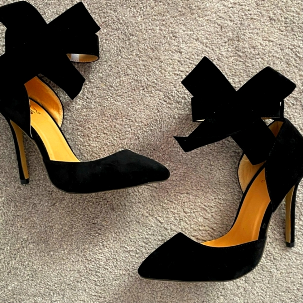 Black heels